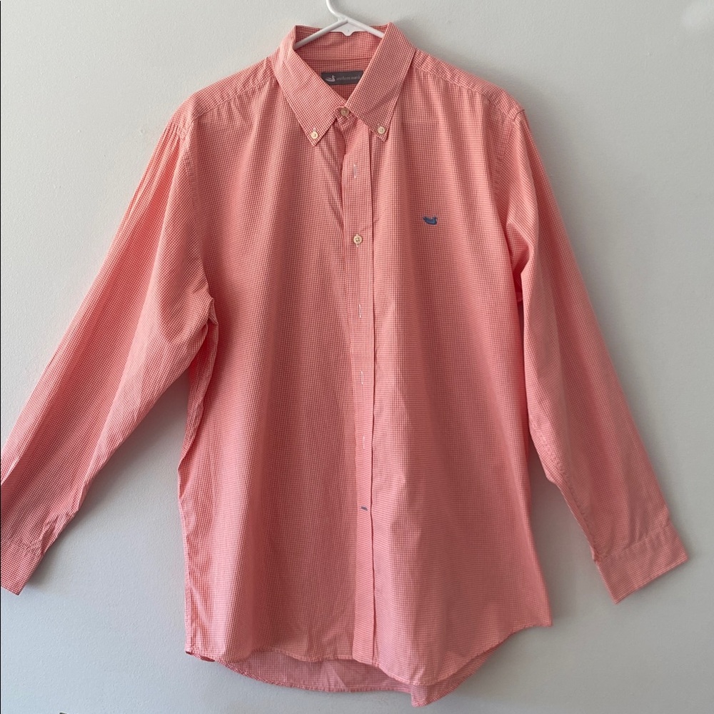 Southern Marsh Orange Checkered Shirt